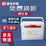 SIMAGO喜曼多钓箱超轻便携28升竞技平盖轻量化多功能可坐白色竞技高配款