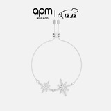 APM Monaco六芒星情侣手链气质手饰简约时尚银饰礼物送女友