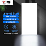 公牛（BULL）厨房灯LED 300*600长方形超薄平板灯面板灯卫生间 24W