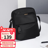 高尔夫（GOLF）单肩包男士休闲斜挎包男手机ipad包防泼水通勤运动挎包送男友礼物