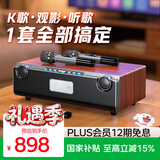 山水（SANSUI）N18专业家庭KTV音响套装 家用k歌音箱 卡拉OK一体机桌面k歌音响客厅室内连电视大功率无线蓝牙音箱