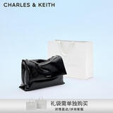 CHARLES&KEITH大容量软面链条邮差包单肩包腋下包包女包生日礼物CK2-20271514