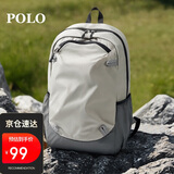 POLO双肩包男士可折叠旅行背包男15英寸电脑包徒步运动包户外骑行书包