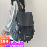 爱情海双肩包书包女初高中大学生电脑包15吋大容量4-6年级旅行背包