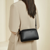 老人头头层牛皮女士包包女包大容量手机包单肩斜挎包小包轻奢生日礼物