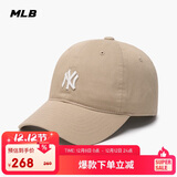 MLB帽子男女棒球帽时尚休闲鸭舌帽软顶情侣礼物3ACP7701N-50BGS
