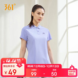 361°短袖女春夏季运动t恤速干衣polo衫跑步健身休闲瑜伽662424130H-6