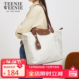Teenie Weenie单肩包小熊圣诞礼物送女友休闲通勤大容量托特斜挎包