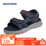 斯凯奇（Skechers）凉鞋男士秋季厚底休闲鞋软底外穿运动凉拖鞋237286