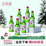 真露（JINRO）韩国烧酒 李子味 360ml*6瓶 进口洋酒 果味酒 低度微醺 年货送礼