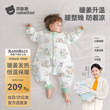 贝肽斯睡袋婴儿春秋冬季发热恒温保暖宝宝儿童防踢被连体衣四季通用睡袋 灵鹿迎晨【秋冬中厚 10-20℃】调温自发热 S码【身高60-85cm】年龄6-18个月