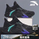 安踏空域4篮球鞋男鞋子学生耐磨运动鞋气垫缓震防滑实战球鞋户外鞋子 【空域4】黑-4 39