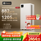 树新风空气净化器除甲醛异味除菌除过敏认证家用宠物大空间全效T2pro净化器【家电国家补贴】