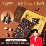 爱普诗缤纷坚果黑巧克力60g 休闲零食 新年礼物 生日礼物 草莓果仁夹心