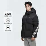 阿迪达斯（adidas）三叶草   男 3S PUFFER DOWN 短羽绒服 KC0173 黑色  S