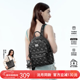 纽芝兰（NUCELLE）沈月同款双肩包女时尚背包大学生书包飞马女包跨年生日礼物送女友