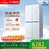 博世（BOSCH）全域智净M8 550L十字门冰箱1:1冷冻大空间 风冷无霜 抗菌净味 一级能效 大容量K5C821E23C国家补贴