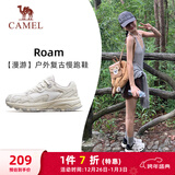 骆驼（CAMEL）漫游复古慢跑鞋女户外运动鞋子 K23S09L7014-1 米白/香芋紫 36