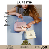 拉菲斯汀小号塌塌手提包包女士2025新款高级感单肩斜挎凯莉包 622010 清冷白-小号 | 质感油蜡皮