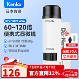 KENKO日本肯高迷你便携式显微镜STV-120M鉴定工具观察探索微观儿童礼物 STV-120M+手机夹