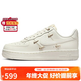 耐克NIKE板鞋女空军一号 AIR FORCE 1运动鞋FV3654-111帆白40.5