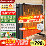格力（GREE）【速热+无光+无噪】取暖器遥控WIFI家用节能电暖器电暖气速热片轻音电热膜NDYQ-X7025B