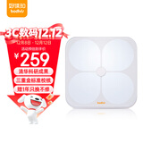 好体知（bodivis）清华原同方体脂秤 好体知体脂称 体重秤家用电子秤 APP蓝牙脂肪秤 精准测量21项人体数据 大白M1