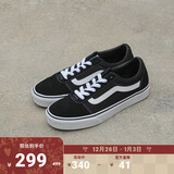 VANS范斯官方 Ward经典黑个性街头复古男鞋板鞋 黑色 42