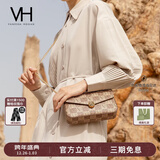 VANESSA HOGAN VH女包山茶花信封包秋冬小众老花链条包女士单肩斜挎包新年礼物