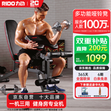 力动（RIDO）多功能哑铃凳卧推凳家用健身器材健身椅飞鸟凳TD50