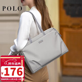 POLO电脑包女士公文包商务通勤托特包14/15英寸电脑包出差旅行手提包