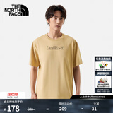 北面（The North Face）短袖T恤 8CSX卡其色男款 M