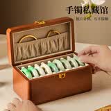 森物社木质手镯盒高档轻奢多位翡翠文玩展示收藏盒手链手串饰品收纳盒