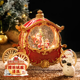 五月家圣诞礼物马车老人文创水晶球儿童女孩生日礼物装饰摆件年终福袋