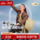 波司登（BOSIDENG）25年新款短款羽绒服女90鹅绒商场热卖同款立领羽绒内胆B250131034 【700+蓬鹅绒】砂砾棕-可露丽风【卡码拍大】 M 165/88A 体重约105-115斤