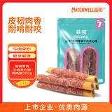 益和（MATCHWELL）狗零食夹心磨牙棒 鸭肉口味牛肉夹心 中大型犬洁齿棒 200g