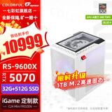 七彩虹全家桶 mini定制手提主机 AMD锐龙R7 9700x搭5060TI 5070显卡 台式迷你电竞游戏AI设计DIY组装电脑 配五：R5 9600X丨32G丨1TB丨5070 显卡全新原装发