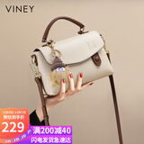 viney包包女包牛皮洋气剑桥包轻奢斜挎单肩包生日礼物品牌送女友老婆