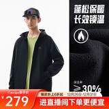 安踏【林孝埈同款】水壳软壳衣丨大地之壳3.0三防加绒男户外连帽外套