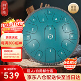 阿萨斯空灵鼓15音13寸成人钛金钢专业钢舌鼓手碟鼓礼物-西游斑点绿