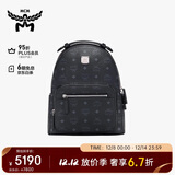 MCM【通勤搭子】STARK 小号印花logo双肩背包 黑色