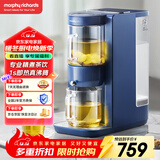 摩飞电器（Morphyrichards）电热水瓶电热水壶 家用办公室桌面即热式茶饮机养生壶泡茶机煮茶器 台式直饮水机茶吧机MR6097蓝