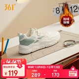 361°运动鞋女冬季加绒复古棉鞋情侣厚底休闲老爹鞋子女682446738-1