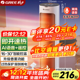 格力（GREE）【AI语音控制+遥控】取暖器家用暖风机电暖器摇头电暖气立式取暖气小太阳轻音电暖风NFTB-X6020BV
