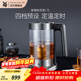 WMF福腾宝不锈钢 玻璃可调温电茶壶烧水壶电热水壶保温茶壶 电热水壶 1.7L 玻璃电茶壶
