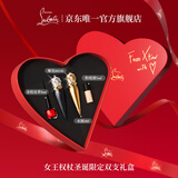 路铂廷（Christian Louboutin）CL女王权杖唇膏限定双支礼盒萝卜丁口红圣诞礼物生日送女友老婆