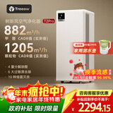 树新风空气净化器除甲醛异味除菌除过敏认证家用宠物大空间全效T2pro净化器【家电国家补贴】