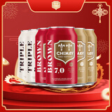 智美三种口味听装啤酒组合330ml*6听 比利时进口 新春送礼京东自营