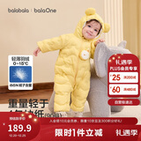 巴拉巴拉儿童轻薄羽绒服男女童冬装连体衣2025造型可爱趣味萌208425120203