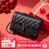 红蜻蜓包包女包2025新款牛皮链条单肩斜挎包送女友生日礼物礼盒装